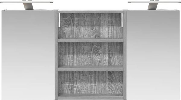vidaXL Badezimmerschrank-Set 3 pcs 100 x 10,5 x 50 cm Holzwerkstoff 3403693 Bild 6