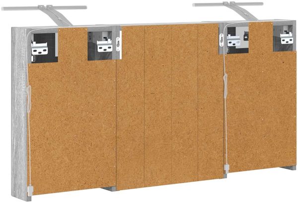 vidaXL Badezimmerschrank-Set 3 pcs 100 x 10,5 x 50 cm Holzwerkstoff 3403693 Bild 9