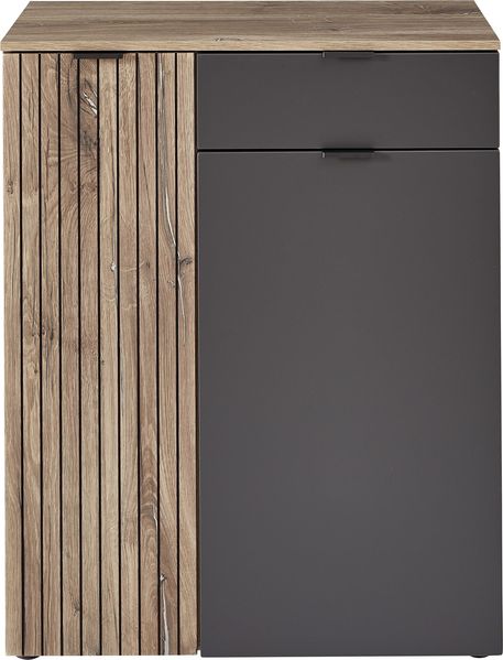 Schuhschrank >Lydias< in Flagstaff Oak Umbria - 82x103x38cm (BxHxT)