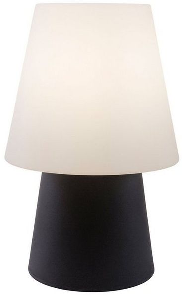 8 seasons design LED Stehlampe Shining No. 1, Dekolampe für außen (Garten, Terrasse, Balkon), LED wechselbar, E27-Fassung, warmweißes Licht, 60cm, Tischlampe - robust & langlebig
