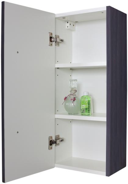 Magnolia Home 'Aurum-S' Badmöbel, Holz, Anthrazit gemasert, 30 x 70 x 20,5 cm