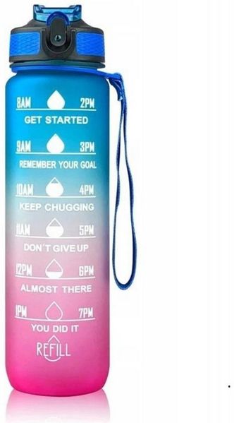 WS-Trend Trinkflasche XL Sportflasche Wasserflasche Flasche 1000 ml in 7 Farben