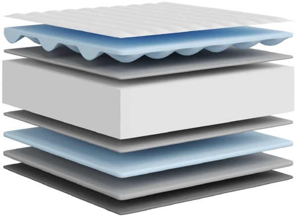 vidaXL Matratze Schaumstoff Mittelweich 120x200 cm 373047 Bild 7