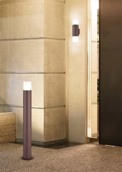 LED Außenwandlampe Up and Down Light Rostoptik IP44 - Außenbeleuchtung Haus Bild 6