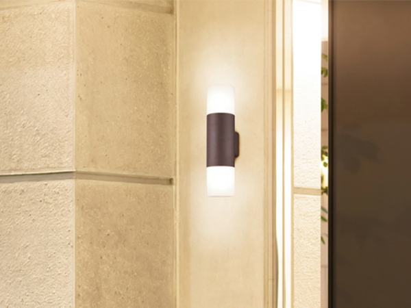 LED Außenwandlampe Up and Down Light Rostoptik IP44 - Außenbeleuchtung Haus Bild 5