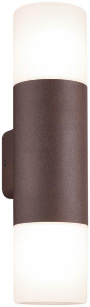 LED Außenwandlampe Up and Down Light Rostoptik IP44 - Außenbeleuchtung Haus Bild 2