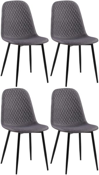 4er Set Stühle Giverny Stoff [320418]