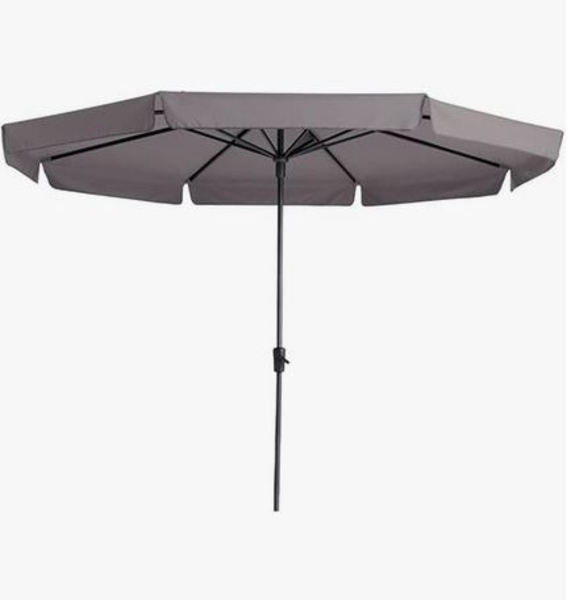 Madison Sonnenschirm Syros Luxe 350 cm Rund Taupe 418793