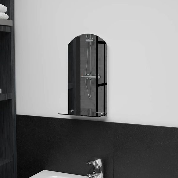 vidaXL Wandspiegel mit Regal 20×40 cm Hartglas [249429]
