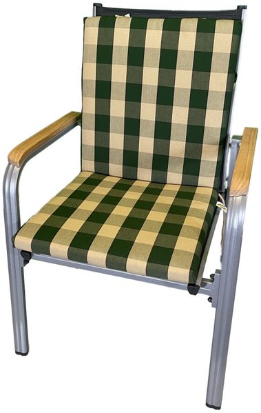 Niederlehner-Auflage OSLO grün stripes 100x50x4cm