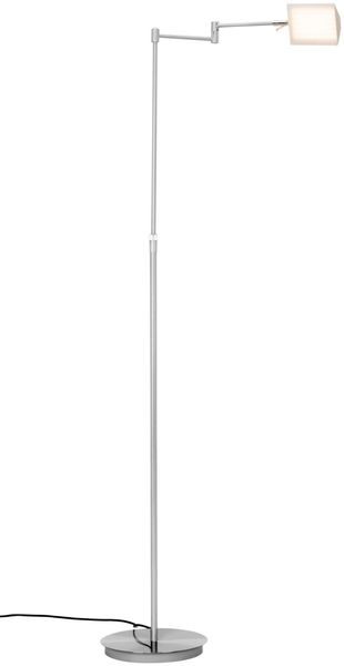 Novel 'DURHAM' LED-Stehleuchte, Nickel, 24x146 cm, dimmbar mit Memory-Funktion