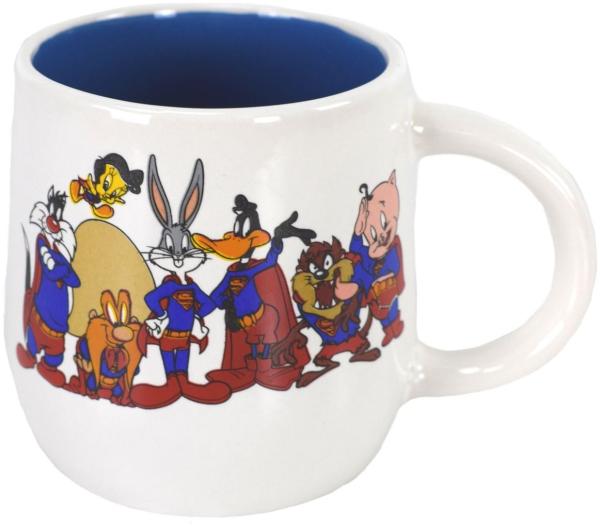 WB Looney Tunes Tasse ca. Ø 8,5 x 9,5 cm und 360 ml im Superman Design