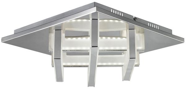 LED Deckenlampe, Chrom, L 30 cm