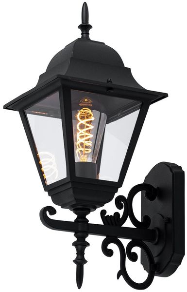 Antik Stil LED Wandleuchte aus Alu, Höhe 44,5cm