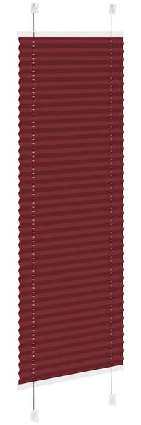 vidaXL Plissee Bordeauxrot 45x150 cm Stoffbreite 44,4 cm Polyester 4015234 Bild 4