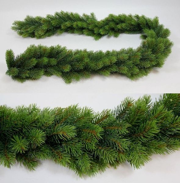 Kunstgirlande Künstliche Tannengirlande rund 170cm Double DP künstliche Girlande Tanne, Seidenblumen Roß, Spritzguss-Verfahren