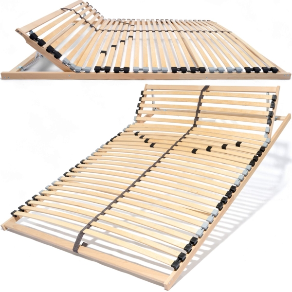 Coemo Lattenrost ERGO K 7-Zonen 120x190 cm Kopfteil verstellbar, Selbstbausatz