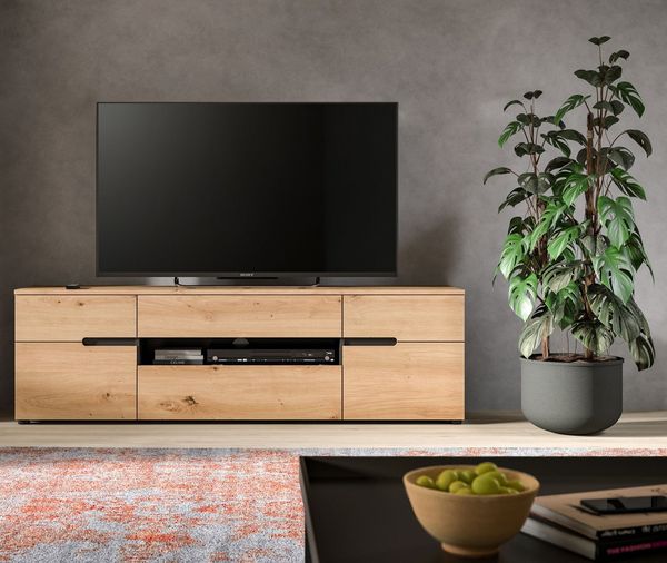 Home affaire TV-Schrank REHAT, TOPSELLER!, Breite 184 cm, 2 Türen, 1 Klappe, 1 Schublade (1-St) Lowboard, TV Lowboard, Anrichte, Fernsehschrank, Sideboard