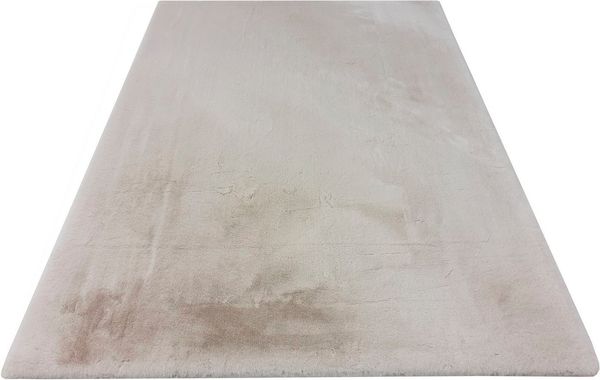 OTTO home Fellteppich Rabbit, Kunstfell, Kaninchenfell-Haptik, Microfaser, rechteckig, Höhe: 42 mm, besonders hoch und flauschig, Wohnzimmer, Schlafzimmer, Kinderzimmer