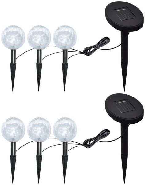 vidaXL Gartenleuchten 6 Stk. LED mit Erdspießen & Solarmodulen 277121