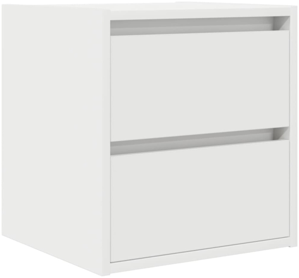 vidaXL Wand-Nachttisch Weiß 38x34x40 cm 861247