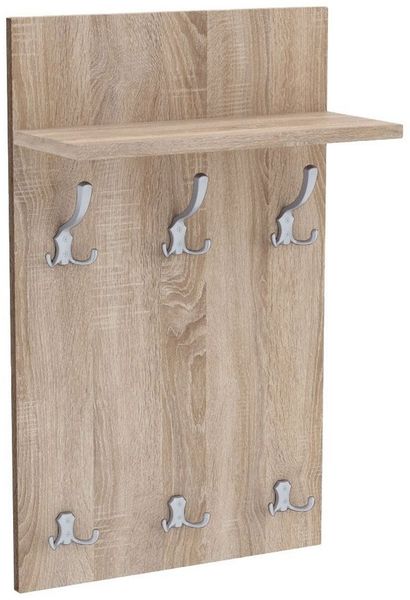 AKKE Garderobenhalter, MIDI Garderobe Aluminium Haken 2mm PVC Kantenumleimung