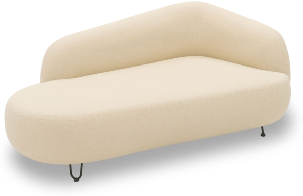 Gartenlounge Sofa 2-Sitzer Links Bratomila 177x79x105 Bezug in beige