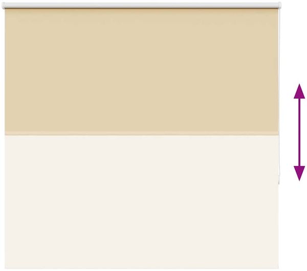 vidaXL Verdunkelungsrollo Beige 160x150 cm Stoffbreite 156,6 cm 4010750 Bild 9