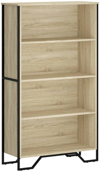 vidaXL Bücherregal Sonoma-Eiche 80x31x137,5 cm Holzwerkstoff 848630