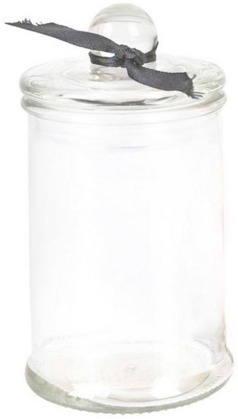 Vorratsglas 125ml transparent Vorratsdose Dekoglas Gewürzglas Bonbonglas Glas