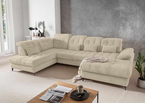 Home affaire Wohnlandschaft Delphino, 3 Teile