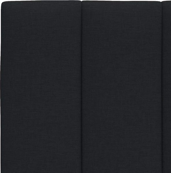 vidaXL Bett mit Matratze "Hanko" Schwarz 200x200 cm Stoff 3310554 Bild 11