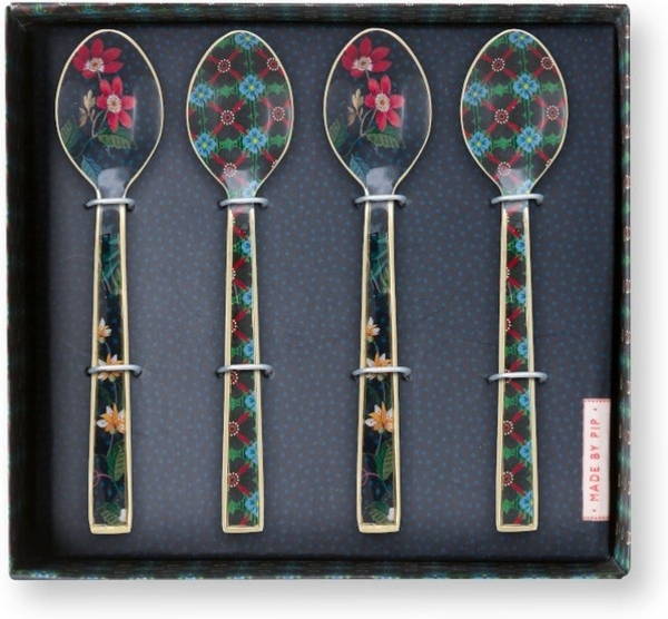 PiP Studio Besteck-Set Berry Blues Kaffeelöffel 14,5cm Set4, Metall Bild 2