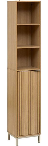 5five Simply Smart Badregal Schmaler Badezimmerschrank TASSO Säule, 33 x 28 x 168 cm