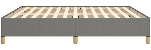 Boxspringbett Dunkelgrau 160x200 cm Stoff [3120970] Bild 6