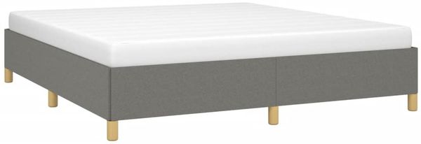 Boxspringbett Dunkelgrau 160x200 cm Stoff [3120970] Bild 3