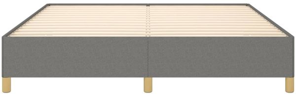 Boxspringbett Dunkelgrau 160x200 cm Stoff [3120970] Bild 5