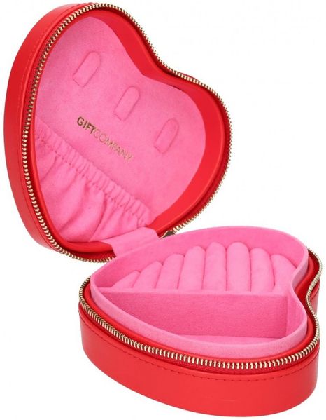 Giftcompany - Schmucketui Schmuckkasten "Treasure" Herz Rot 1265103003