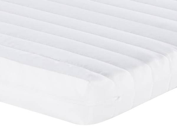 vidaXL Tagesbett Ausziehbar mit Matratzen Taupe 100x200 cm Stoff 3196604 Bild 9