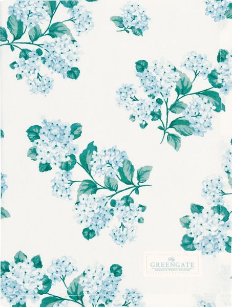 Greengate Geschirrtuch 50x70 cm Liliana white 100 % Baumwolle