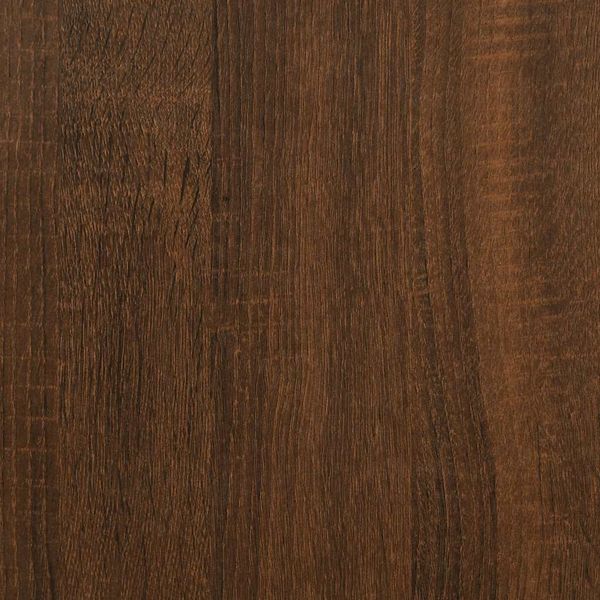 Wandregal, Hängeregal Braun Eichen-Optik 90x16x78 cm Holzwerkstoff de5980 Bild 6