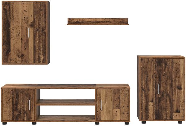 vidaXL TV-Schrankset Altholz Holzwerkstoff 3397902 Bild 9