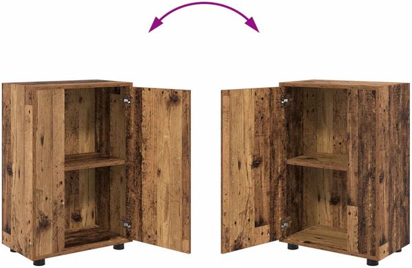 vidaXL TV-Schrankset Altholz Holzwerkstoff 3397902 Bild 12