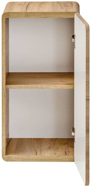 Badezimmer Unterschrank hängend LUTON-56-CRAFT, Wotan Eiche Nb. Nb, B/H/T ca. 35/68/32 cm Bild 4