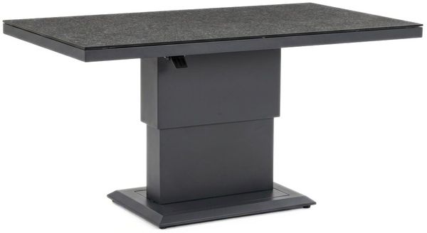 CLEMENTO Lifttisch printed Glas Spraystone-Optik