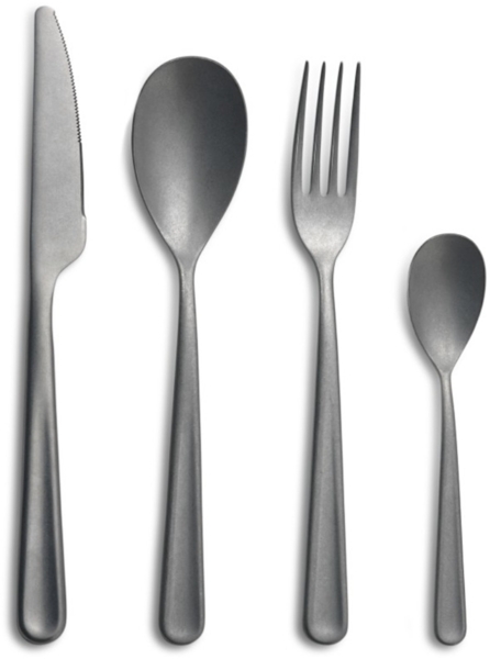 COMAS Besteck-Set LONDON VINTAGE, 24 Teile Edelstahl 18/10 / Tafelbesteck