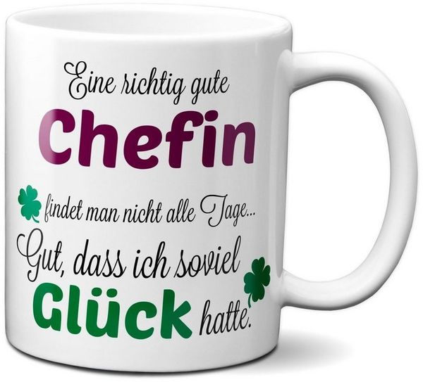 TASSENKING Tasse, Eine gute Chefin. - Tasse -Kaffeebecher - Geschenk