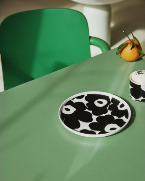Marimekko Tasse Becher Oiva Unikko Weiß-Schwarz (Klein)