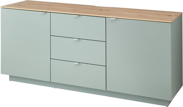 CORE TV-Sideboard in Schilf, Artisan Eiche Optik - Moderner Fernsehschrank mit Schubladen und viel Stauraum - 180 x 77 x 44 cm (B/H/T)