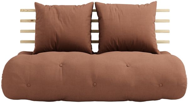 Karup Design SHIN SANO Schlafsofa Gestell Natur, Matratze Clay Brown Bild 4